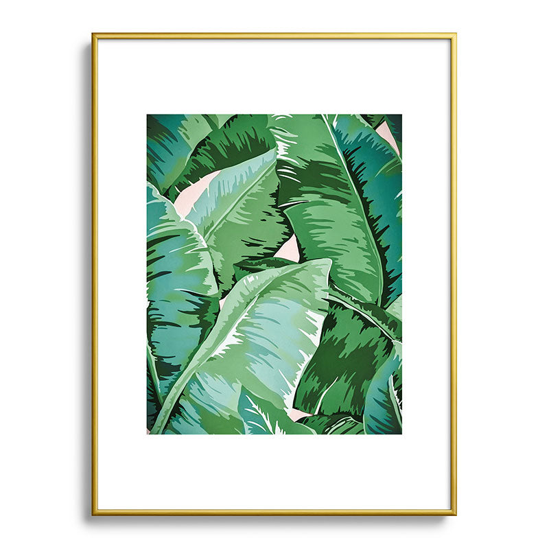Banana leaf grandeur II Framed Art Print