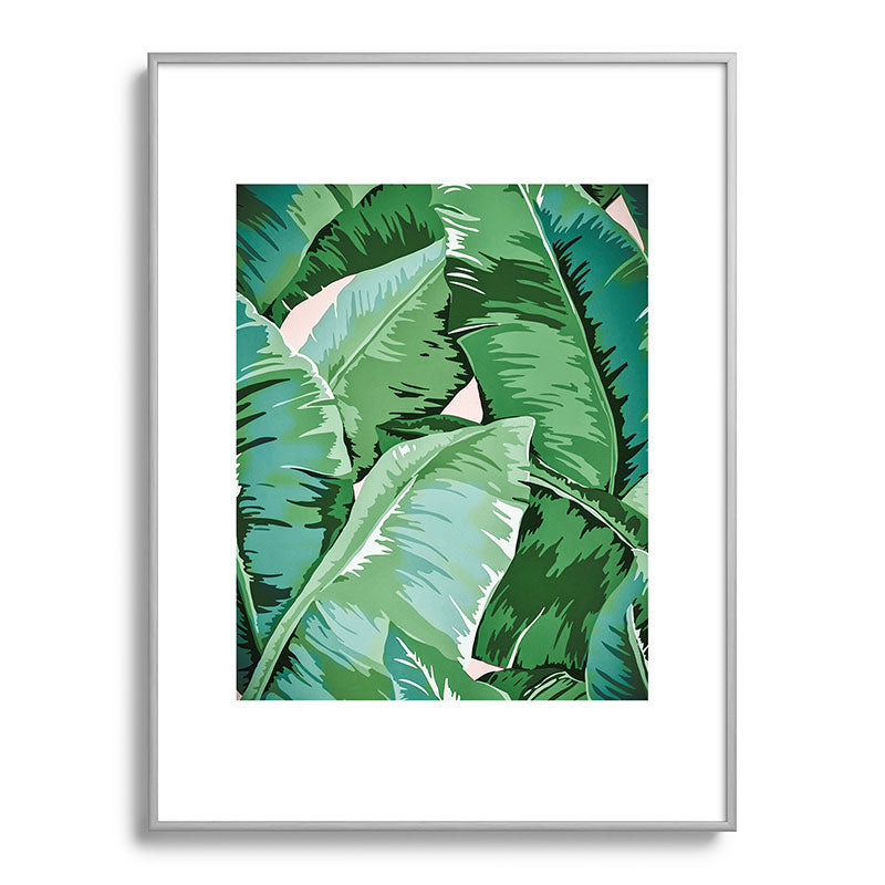 Banana leaf grandeur II Framed Art Print