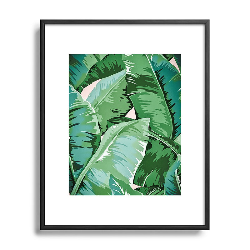 Banana leaf grandeur II Framed Art Print