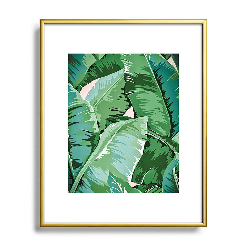 Banana leaf grandeur II Framed Art Print