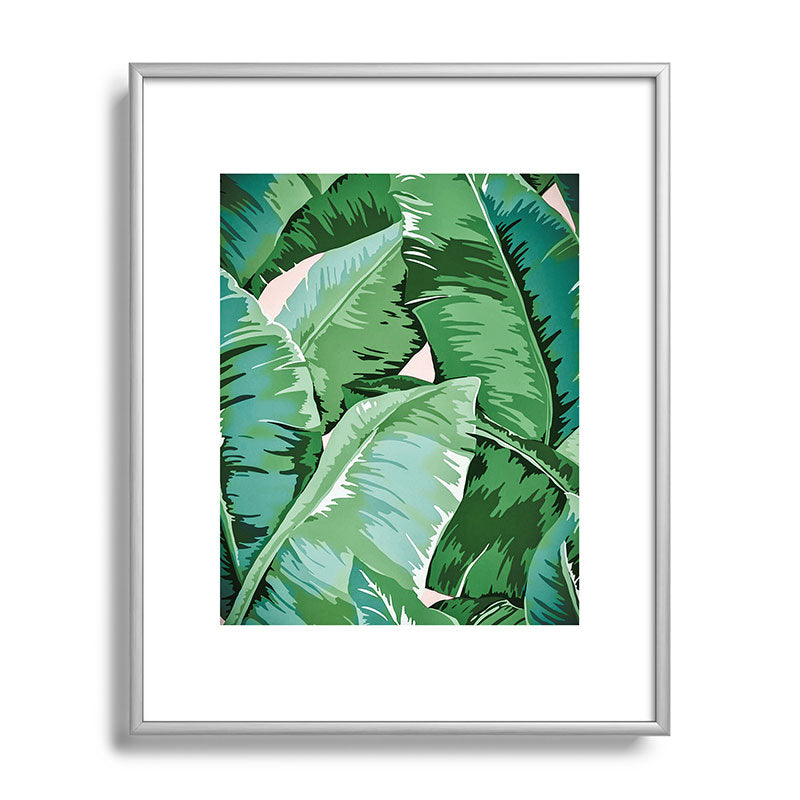 Banana leaf grandeur II Framed Art Print