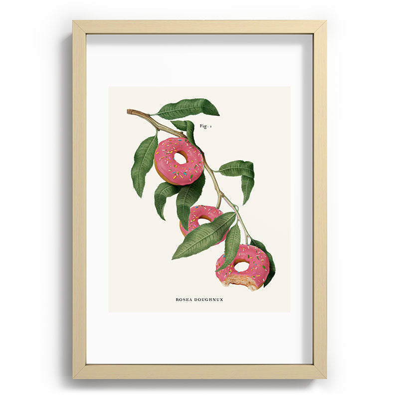 Donut Plant Framed Art Print