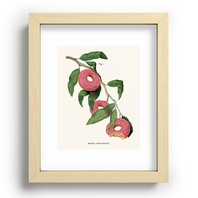 Donut Plant Framed Art Print