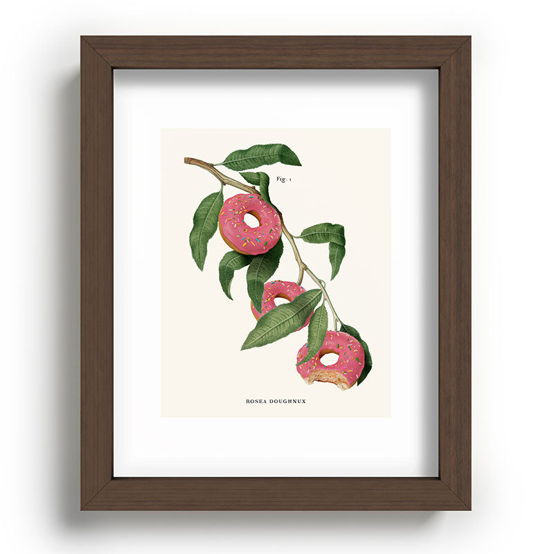 Donut Plant Framed Art Print