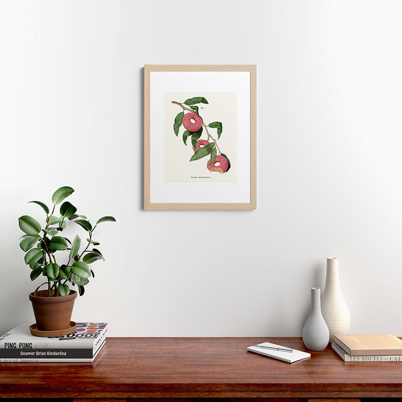 Donut Plant Framed Art Print