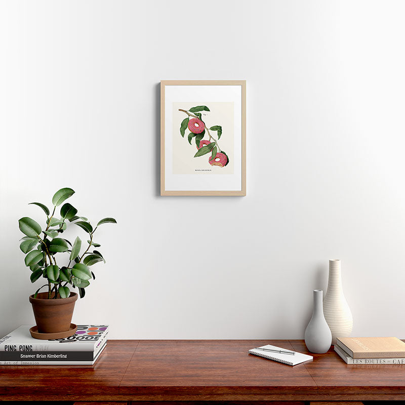 Donut Plant Framed Art Print