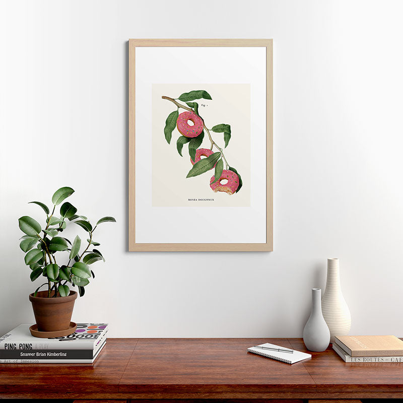 Donut Plant Framed Art Print
