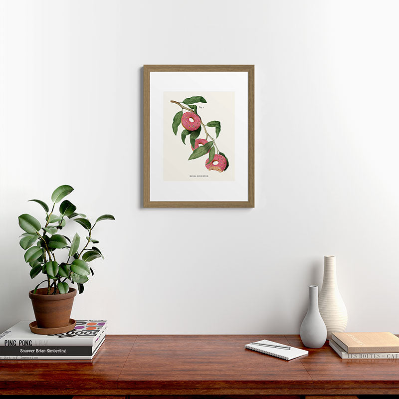 Donut Plant Framed Art Print
