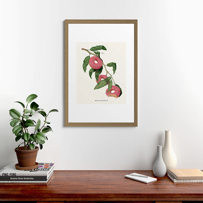Donut Plant Framed Art Print