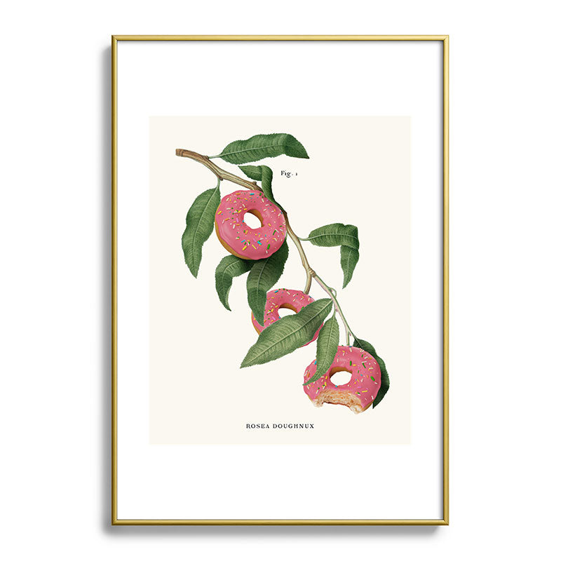 Donut Plant Framed Art Print