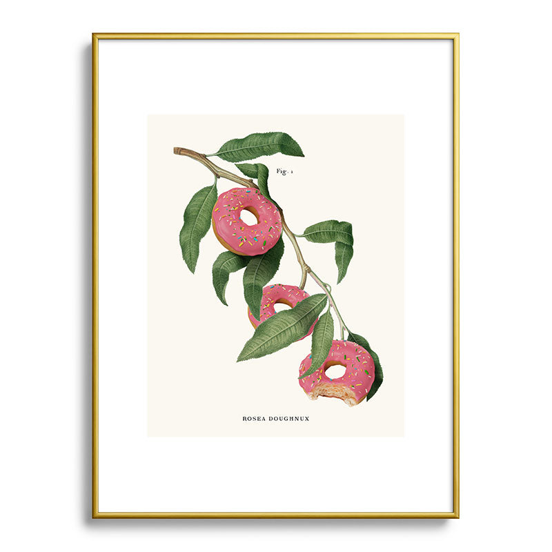 Donut Plant Framed Art Print