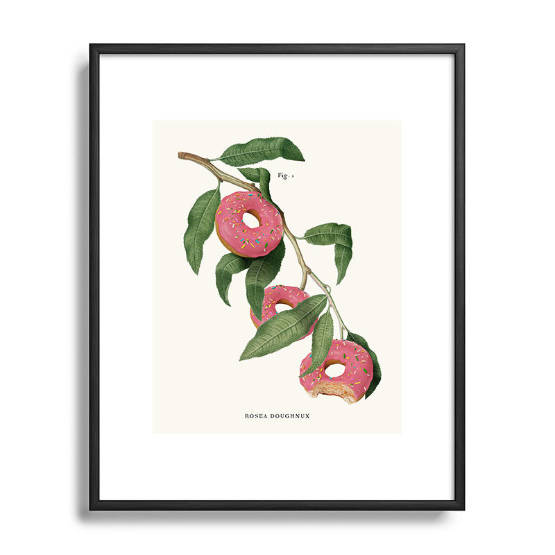 Donut Plant Framed Art Print