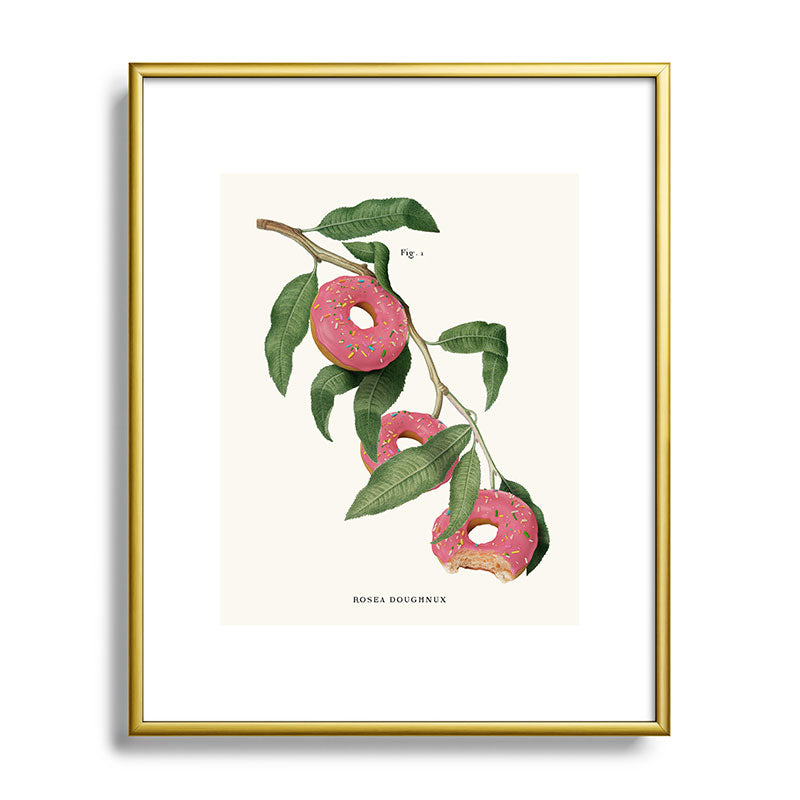 Donut Plant Framed Art Print