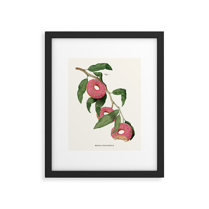 Donut Plant Framed Art Print