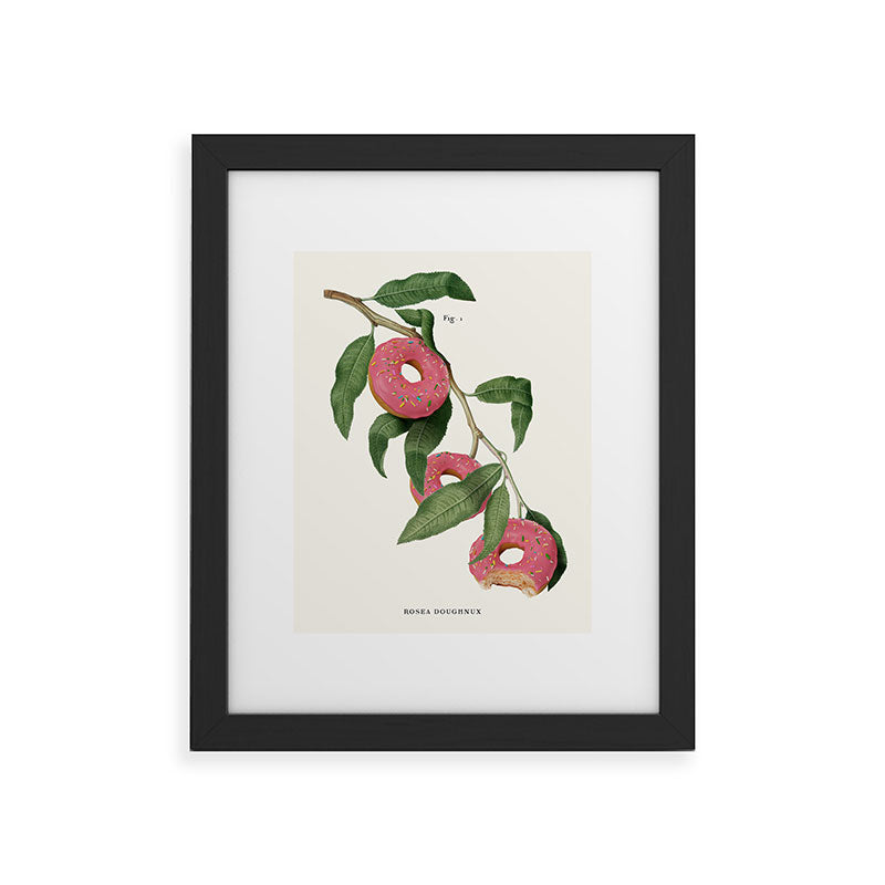 Donut Plant Framed Art Print