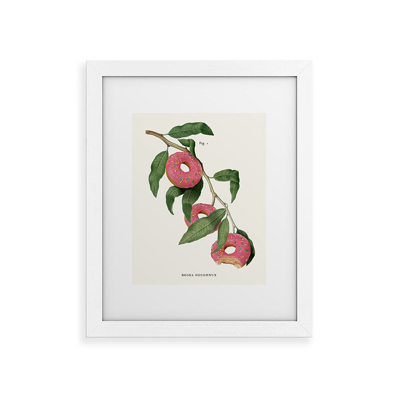Donut Plant Framed Art Print