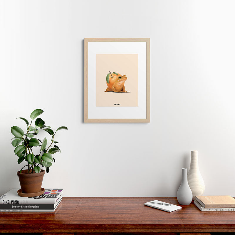 Fronge Framed Art Print
