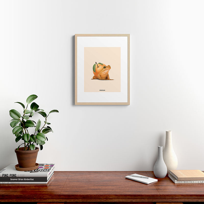 Fronge Framed Art Print