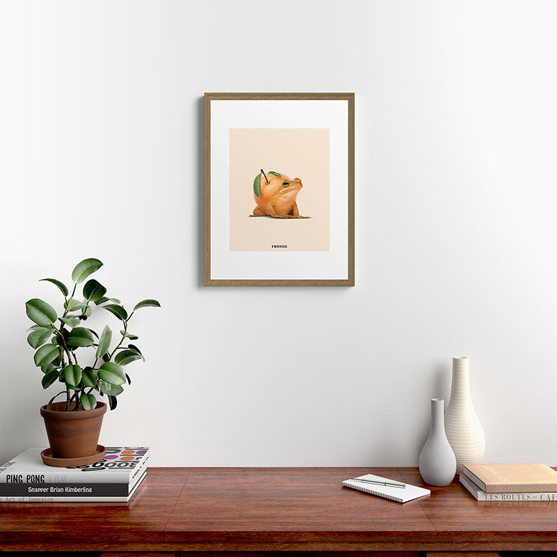 Fronge Framed Art Print