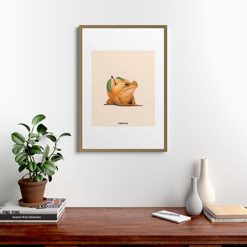 Fronge Framed Art Print