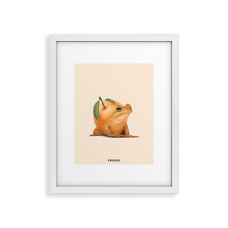 Fronge Framed Art Print
