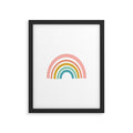 Simple Happy Rainbow Art Framed Art Print