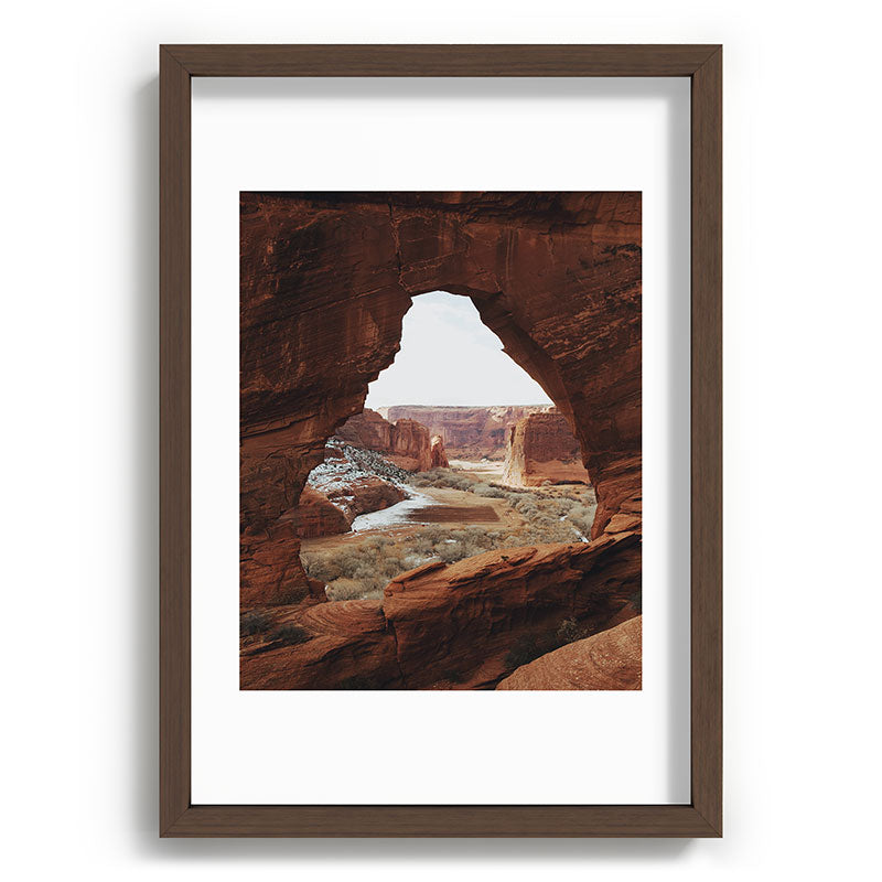 Window Rock Framed Art Print