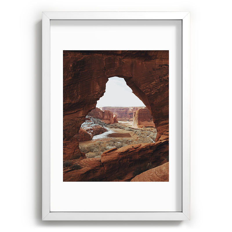 Window Rock Framed Art Print