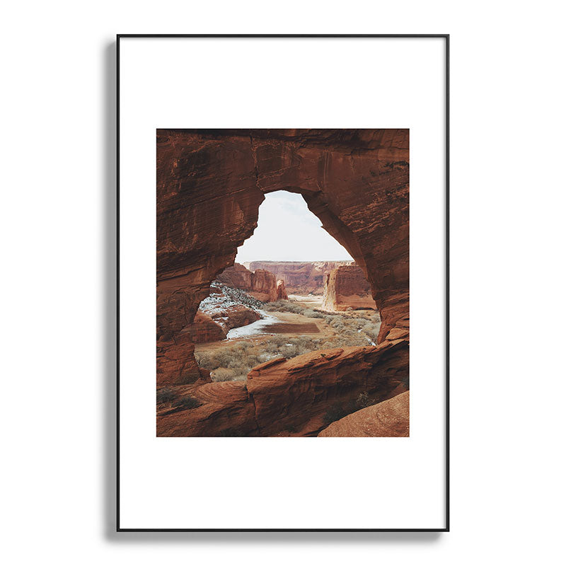 Window Rock Framed Art Print