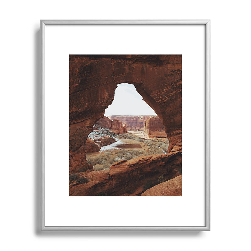 Window Rock Framed Art Print