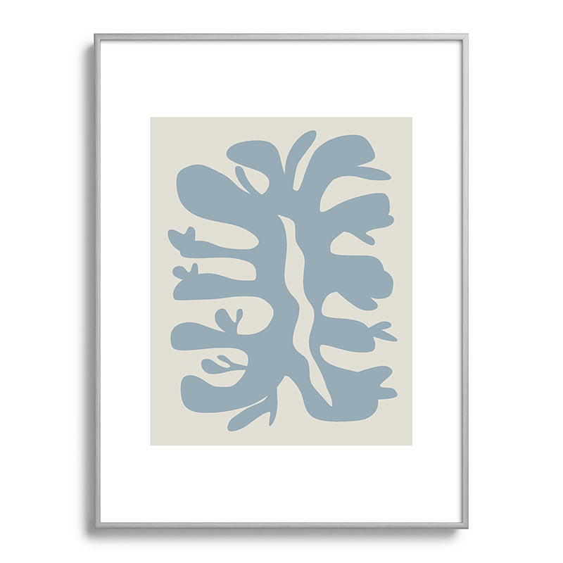 Leaf plant cut out Framed Art Print