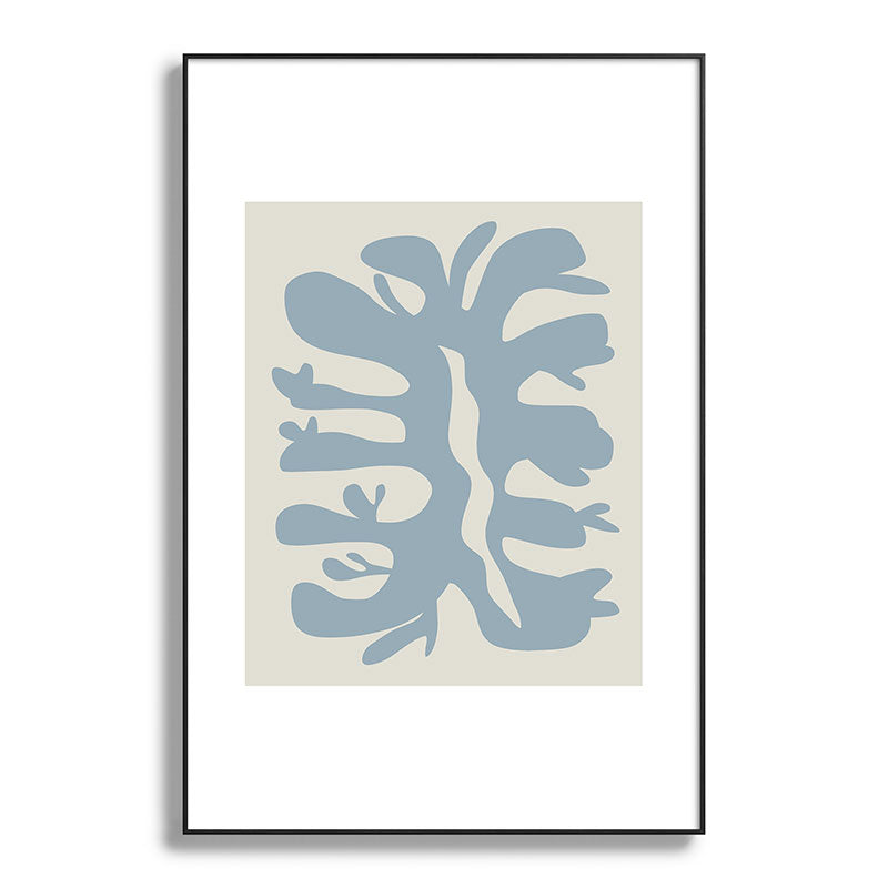 Leaf plant cut out Framed Art Print