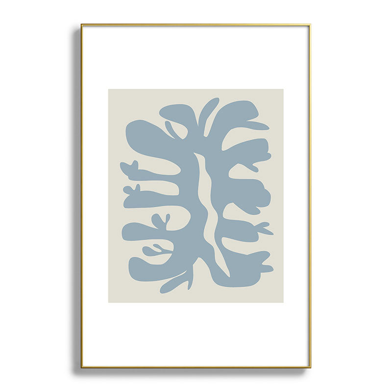 Leaf plant cut out Framed Art Print