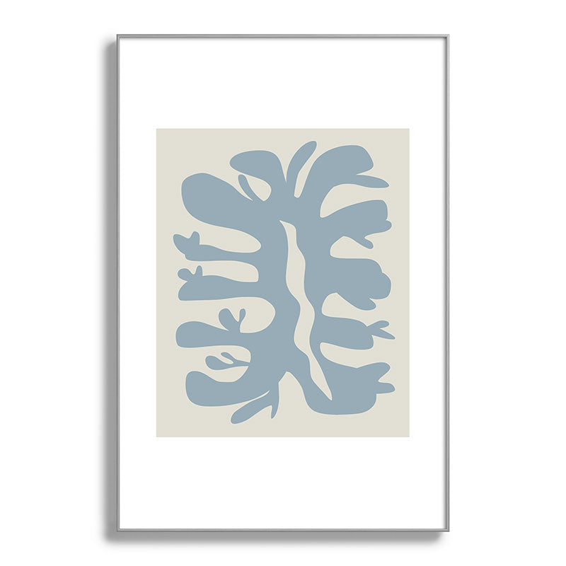 Leaf plant cut out Framed Art Print