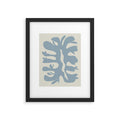 Leaf plant cut out Framed Art Print