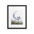 Moon House Framed Art Print