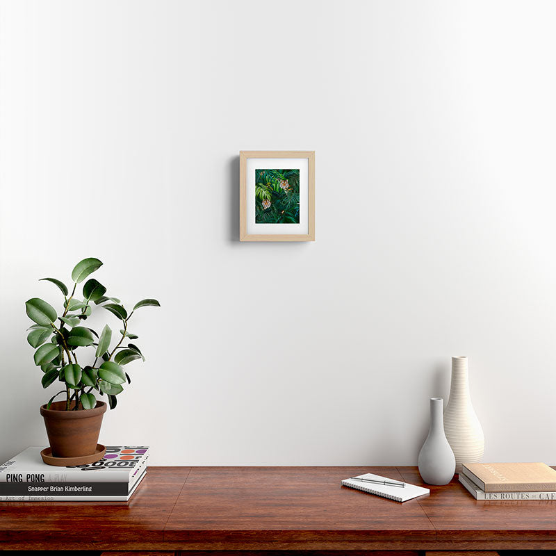 Jungle Tiger Prints Framed Art Print