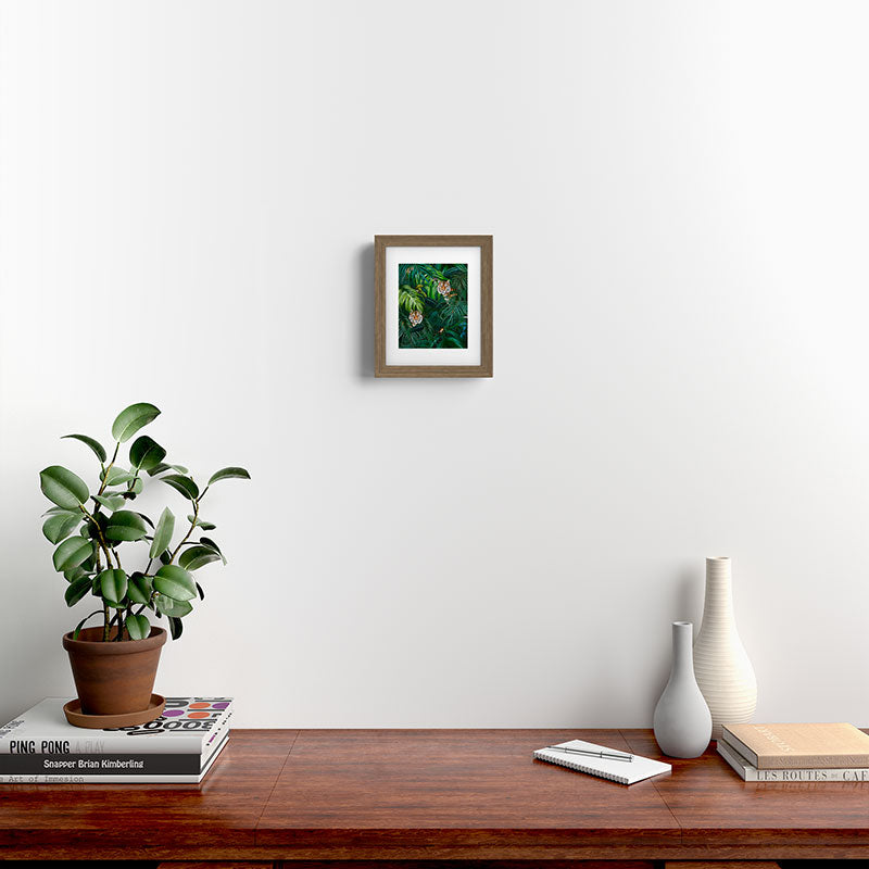 Jungle Tiger Prints Framed Art Print