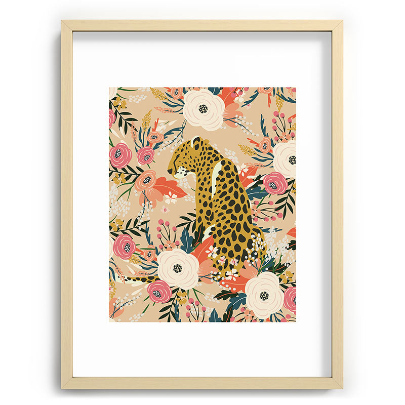 Simba Cheetah Prints Framed Art Print