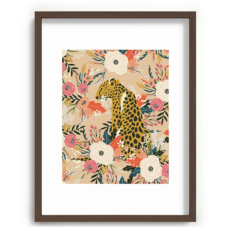 Simba Cheetah Prints Framed Art Print