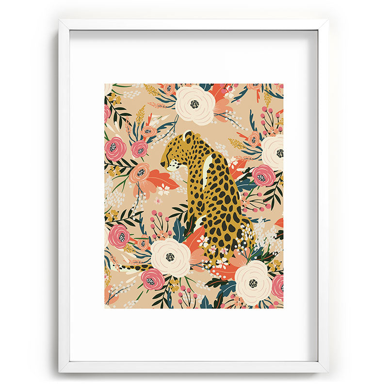 Simba Cheetah Prints Framed Art Print