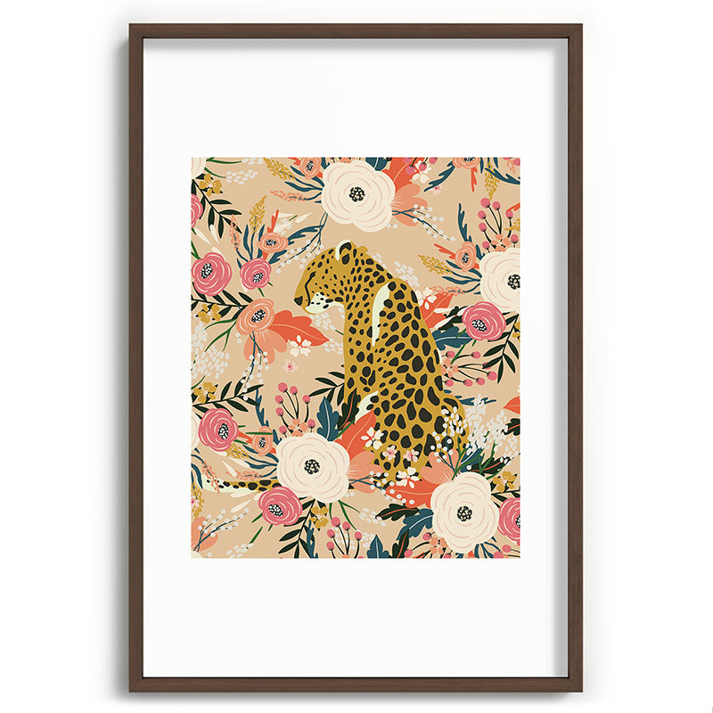 Simba Cheetah Prints Framed Art Print
