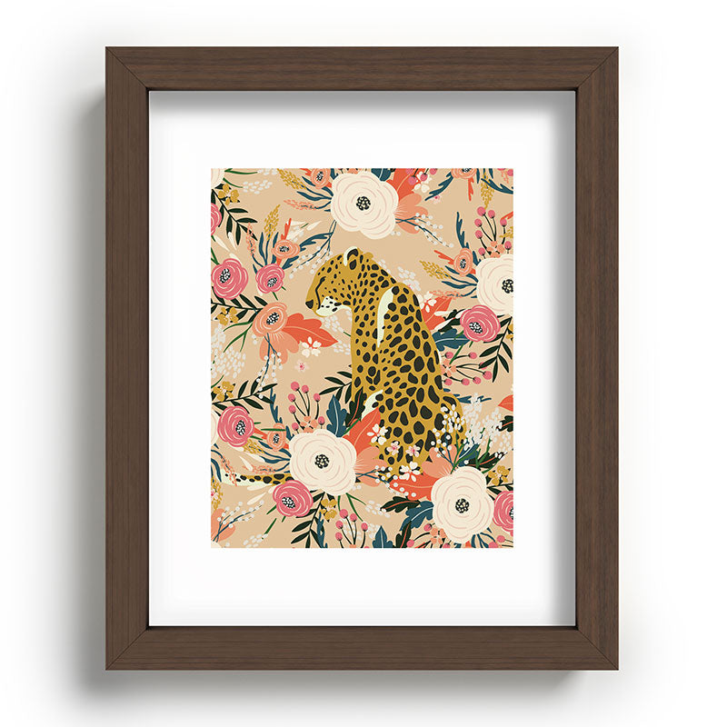 Simba Cheetah Prints Framed Art Print
