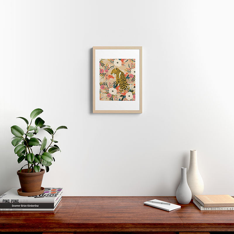 Simba Cheetah Prints Framed Art Print