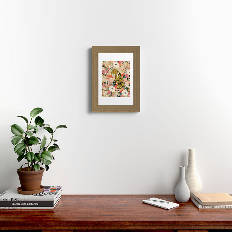 Simba Cheetah Prints Framed Art Print