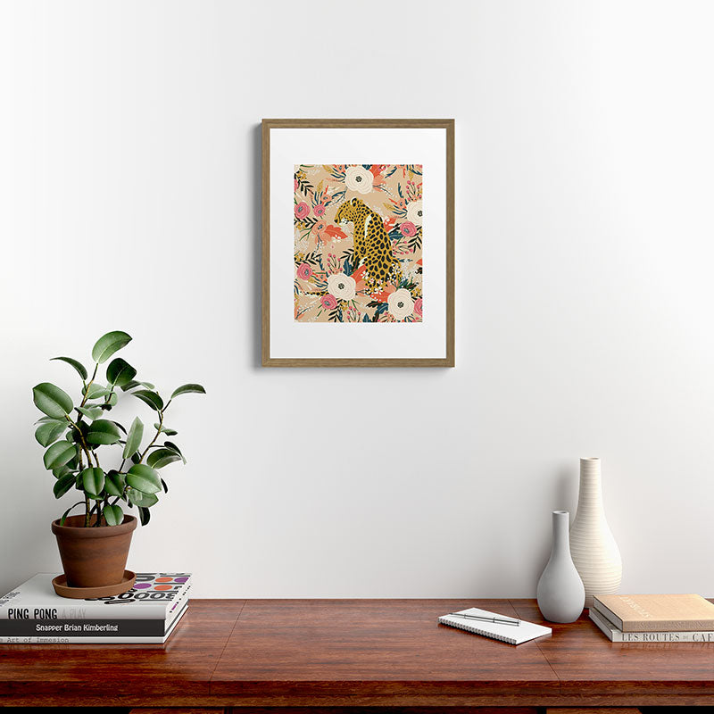 Simba Cheetah Prints Framed Art Print