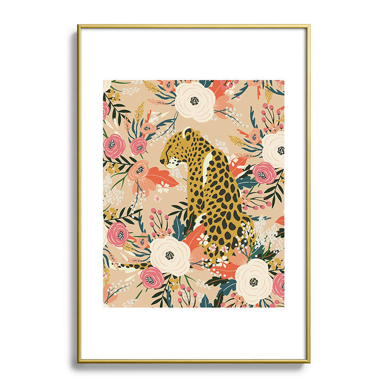Simba Cheetah Prints Framed Art Print