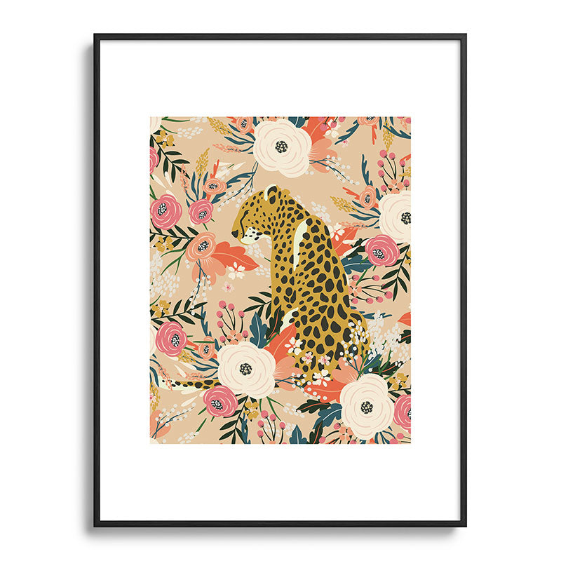 Simba Cheetah Prints Framed Art Print