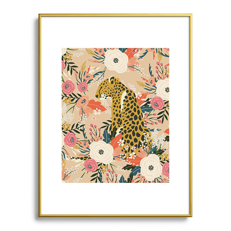 Simba Cheetah Prints Framed Art Print