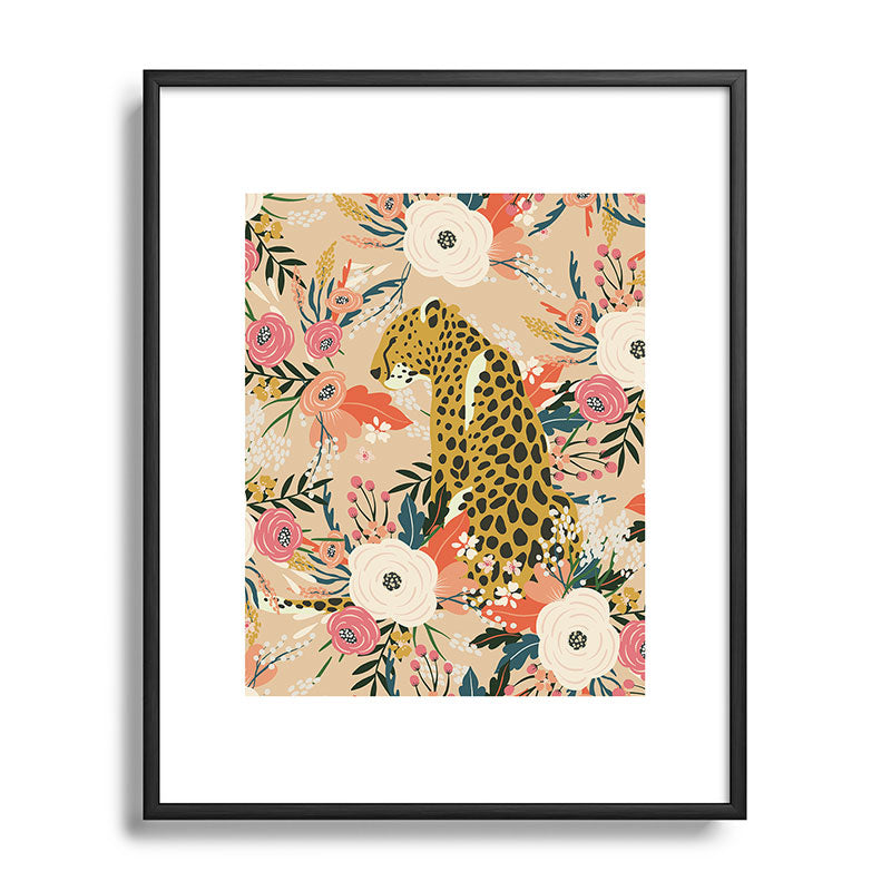 Simba Cheetah Prints Framed Art Print